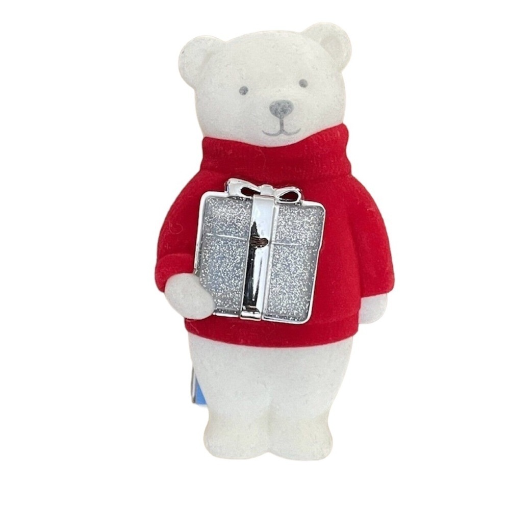 NEW Bath & Body Works Flocked Polar Bear Light Up Wallflower Plug In
